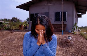 Mulika Pongnu lives in this Habitat house with her parents and brother. (2001)